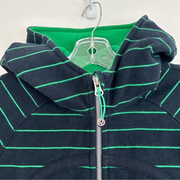 Lululemon Scuba Hoodie Green Bean Inkwell Size 12 - Picture 7 of 15